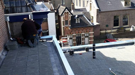 bitumen plat dak renovatie foppen